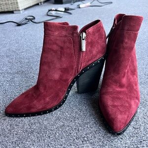 Mercer Edit Studded Suede Booties Size 8 1/2М